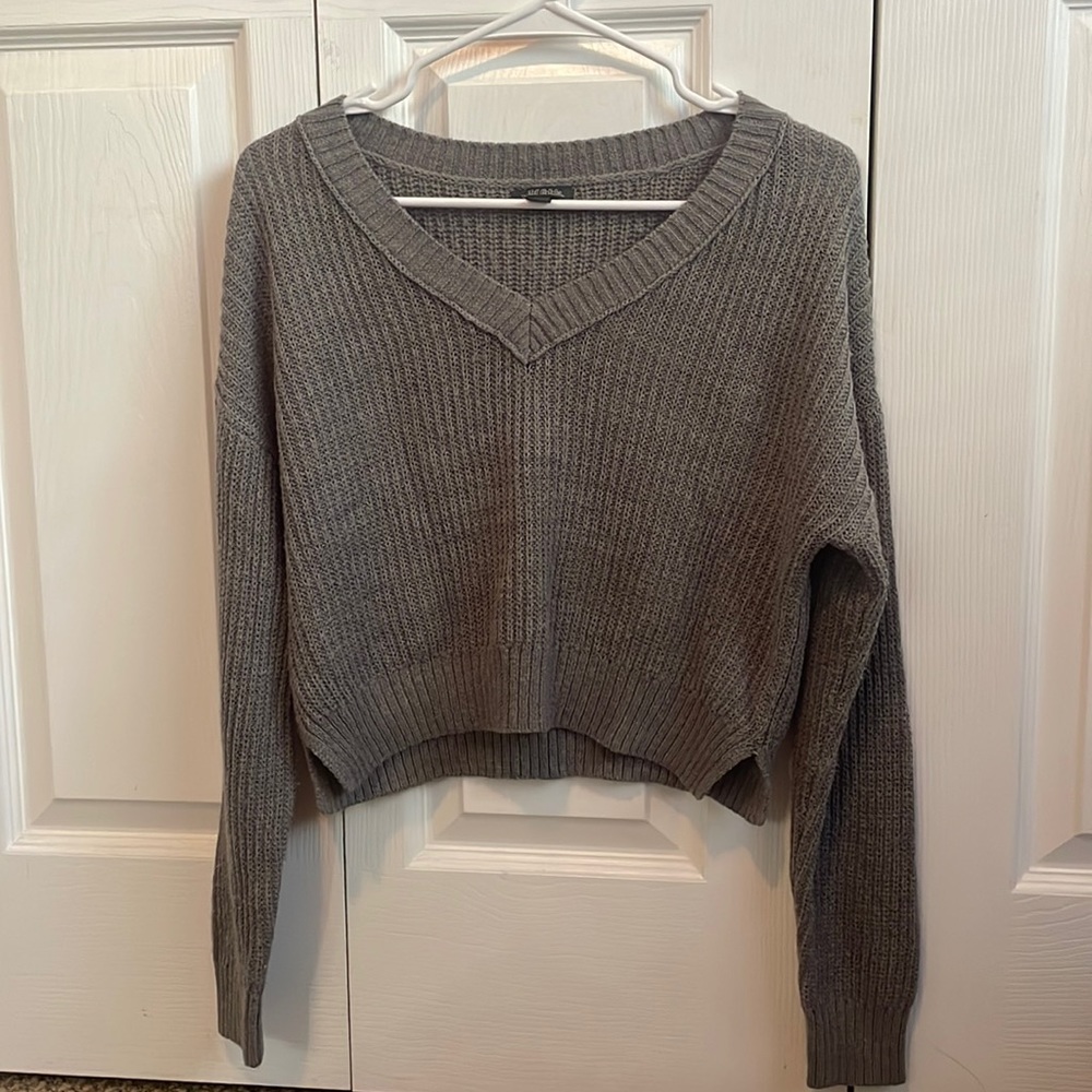 wild fable gray sweater